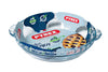 Bake & Enjoy Molde para tartas de vidrio resistente con asas 21,5 cm