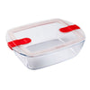 Cook&Heat recipiente rectangular con tapa