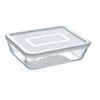 Cook & Freeze Recipiente rectangular resistente con tapa de plástico