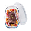 Fuente con tapa de vidrio resistente - SlowCook