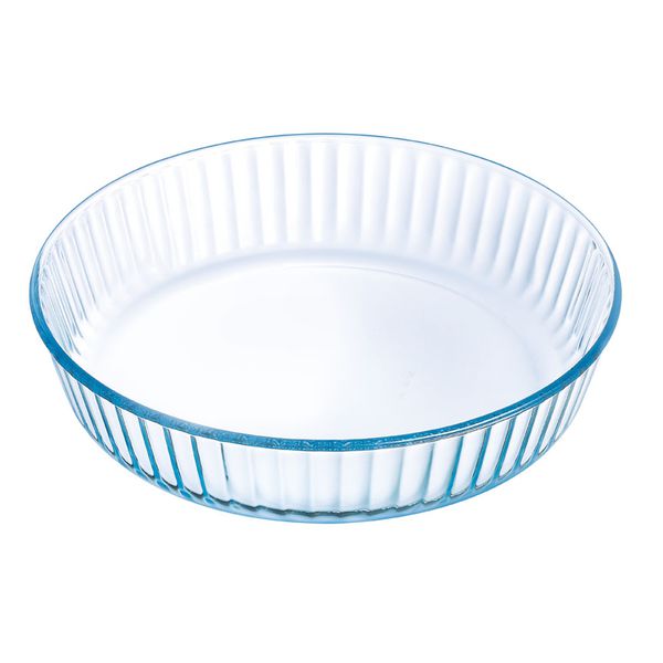 Bake & Enjoy Molde ondulado de vidrio resistente 26 cm