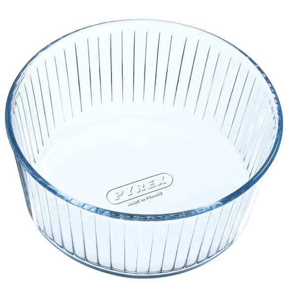 Bake & Enjoy Molde para suflé de vidrio resistente 21 cm