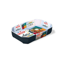 Fuente Pyrex® COLOR'S de vidrio rectangular - gris - 30x20cm