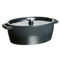 SlowCook Cacerola ovalada gris de hierro fundido 33 cm